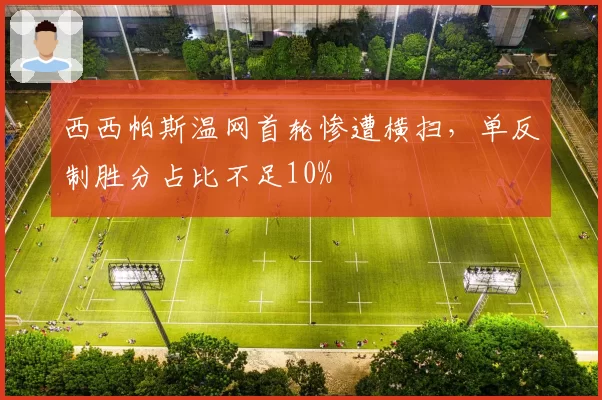 西西帕斯温网首轮惨遭横扫，单反制胜分占比不足10%